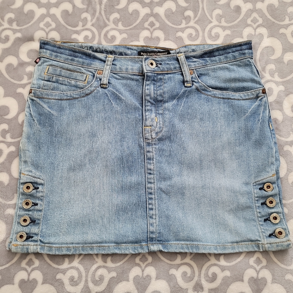 Polo Jean Company light denim skirt, Size 30
